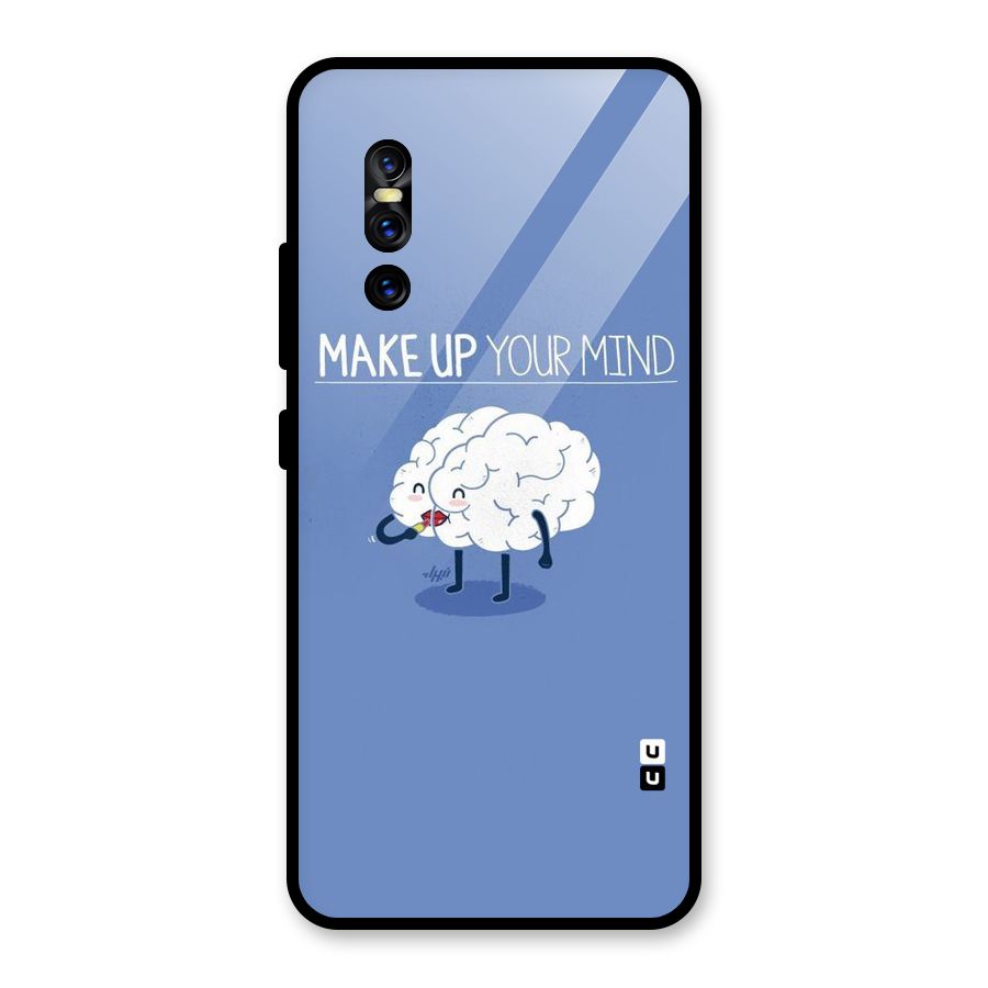 Makeup Your Mind Glass Back Case for Vivo V15 Pro