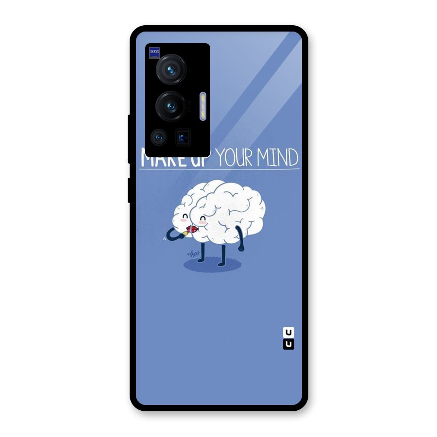 Makeup Your Mind Glass Back Case for Vivo X70 Pro