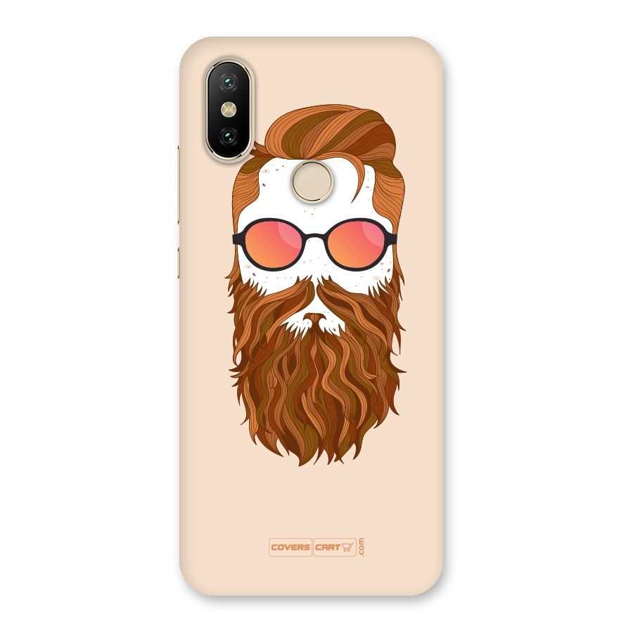 Man in Beard Back Case for Mi A2