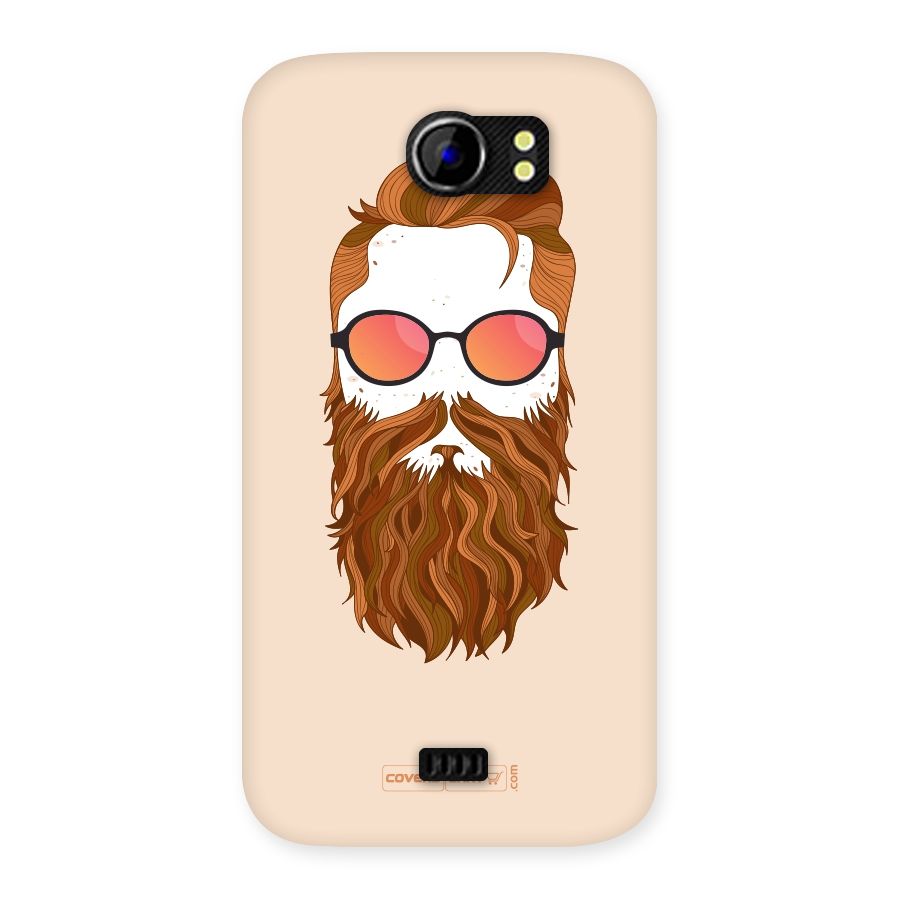 Man in Beard Back Case for Micromax Canvas 2 A110