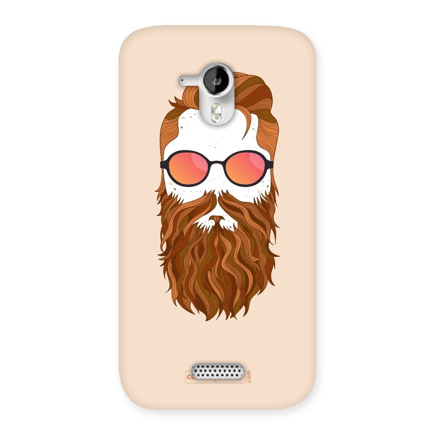 Man in Beard Back Case for Micromax Canvas HD A116