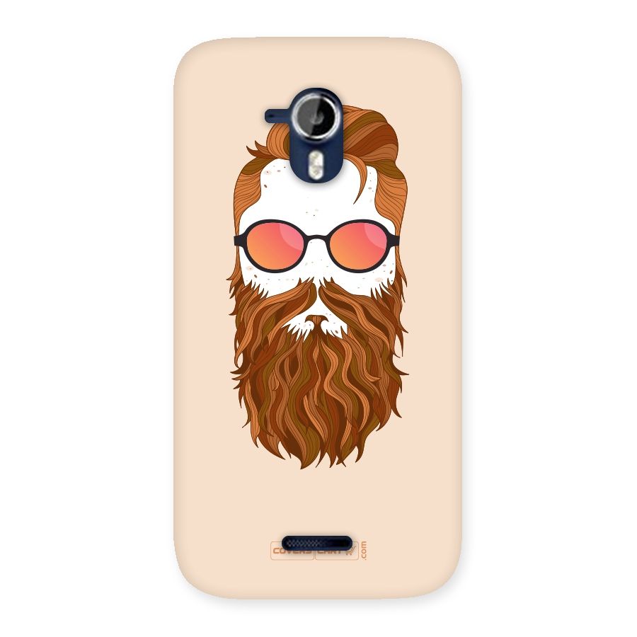 Man in Beard Back Case for Micromax Canvas Magnus A117