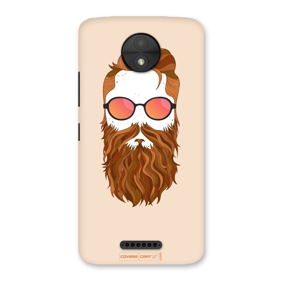 Man in Beard Back Case for Moto C