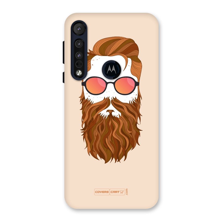 Man in Beard Back Case for Motorola One Macro