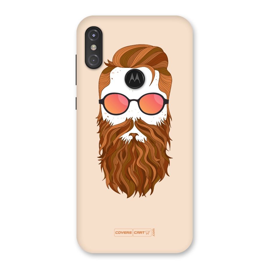 Man in Beard Back Case for Motorola One Power