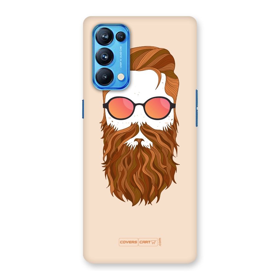 Man in Beard Back Case for Oppo Reno5 Pro 5G
