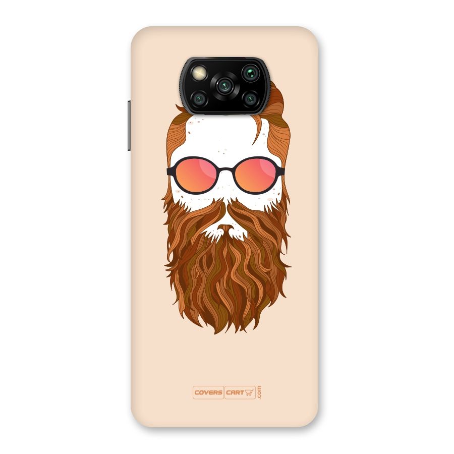 Man in Beard Back Case for Poco X3