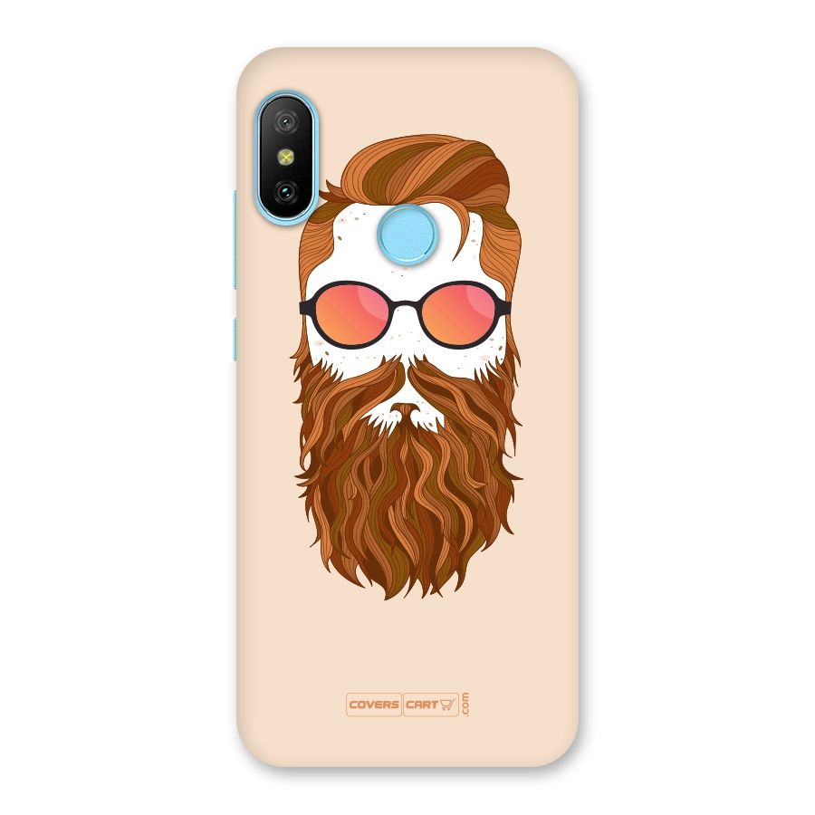Man in Beard Back Case for Redmi 6 Pro