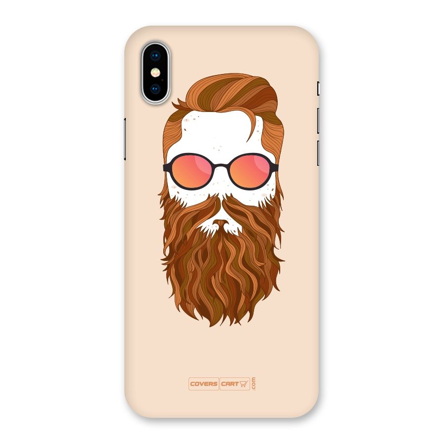 Man in Beard Back Case for iPhone XS