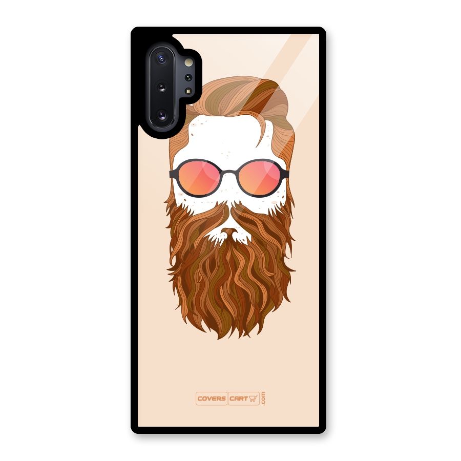 Man in Beard Glass Back Case for Galaxy Note 10 Plus