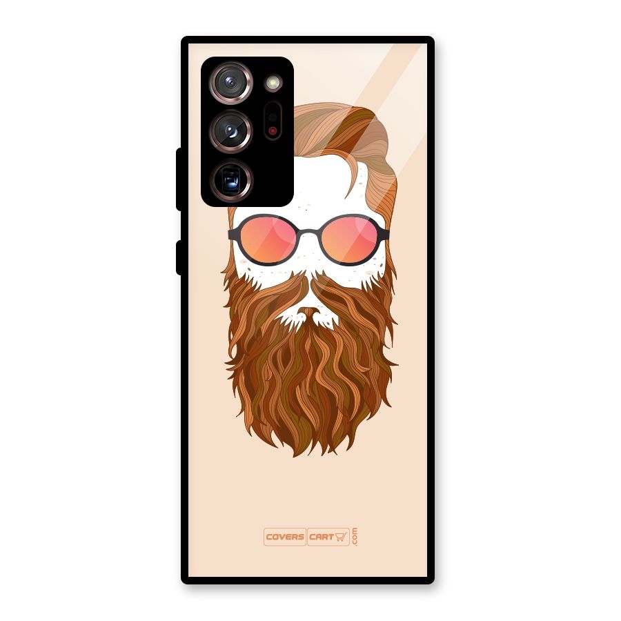 Man in Beard Glass Back Case for Galaxy Note 20 Ultra
