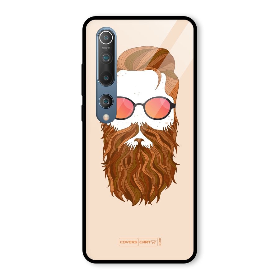 Man in Beard Glass Back Case for Mi 10