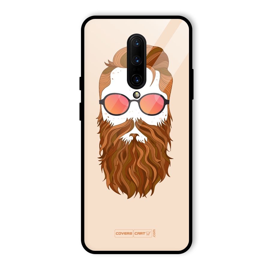 Man in Beard Glass Back Case for OnePlus 7 Pro