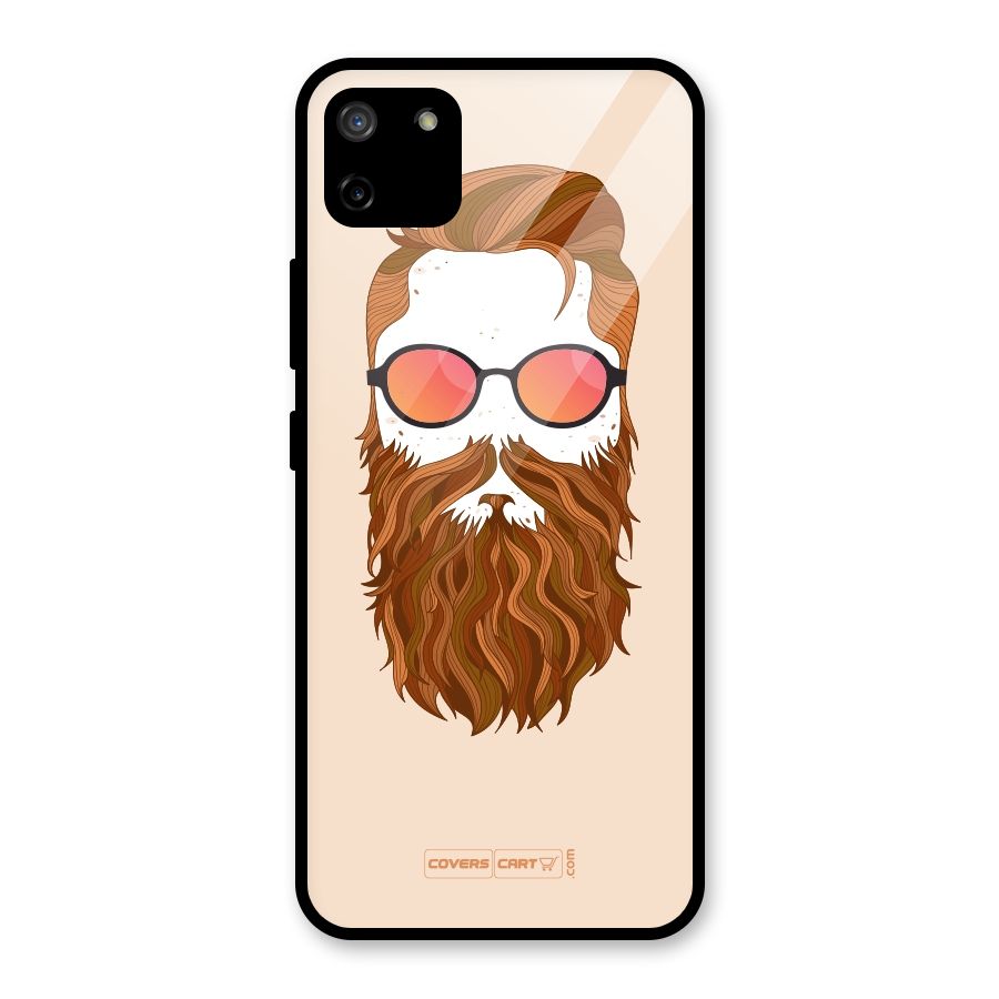 Man in Beard Glass Back Case for Realme C11