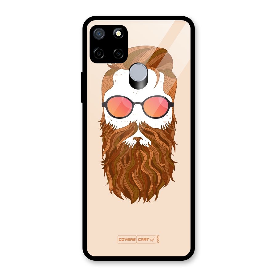 Man in Beard Glass Back Case for Realme Narzo 20
