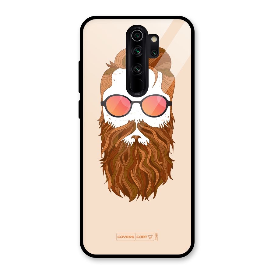 Man in Beard Glass Back Case for Redmi Note 8 Pro