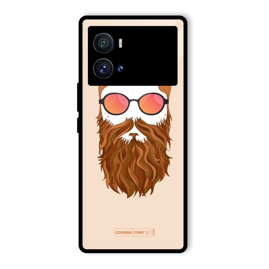 Man in Beard Glass Back Case for Vivo iQOO 9 Pro