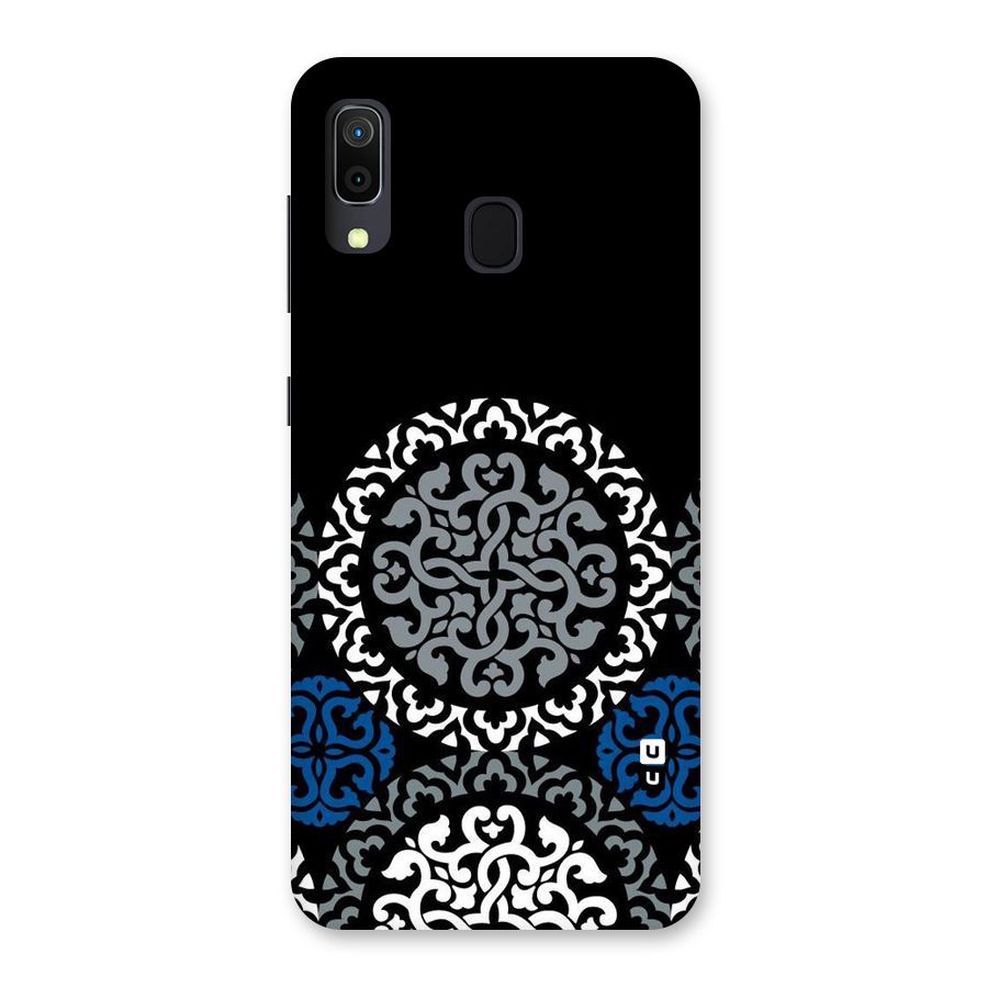 Mandala Circle Pattern Back Case for Galaxy A20