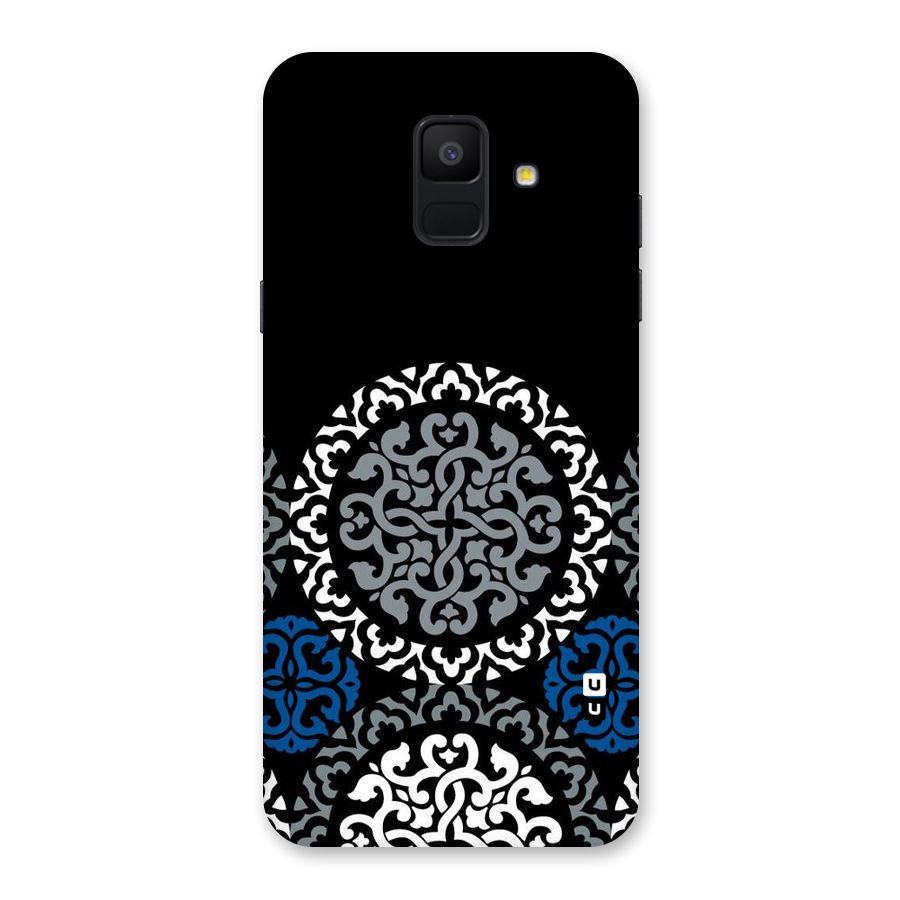 Mandala Circle Pattern Back Case for Galaxy A6 (2018)