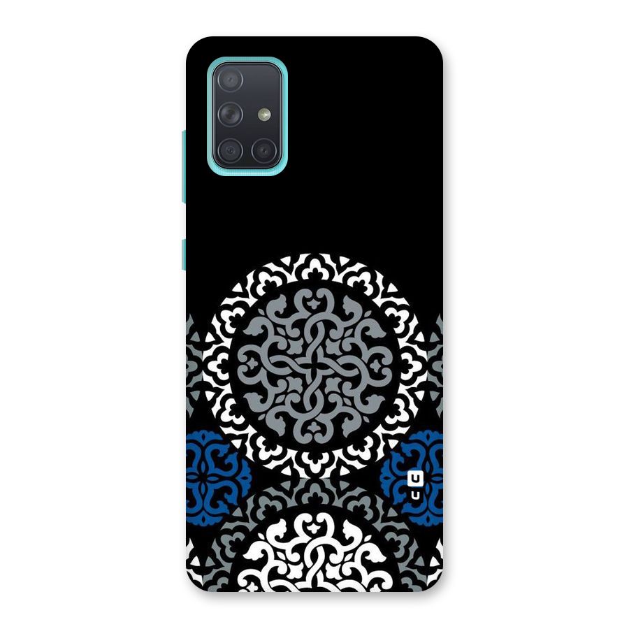 Mandala Circle Pattern Back Case for Galaxy A71
