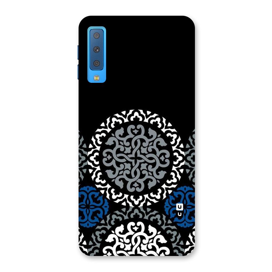 Mandala Circle Pattern Back Case for Galaxy A7 (2018)
