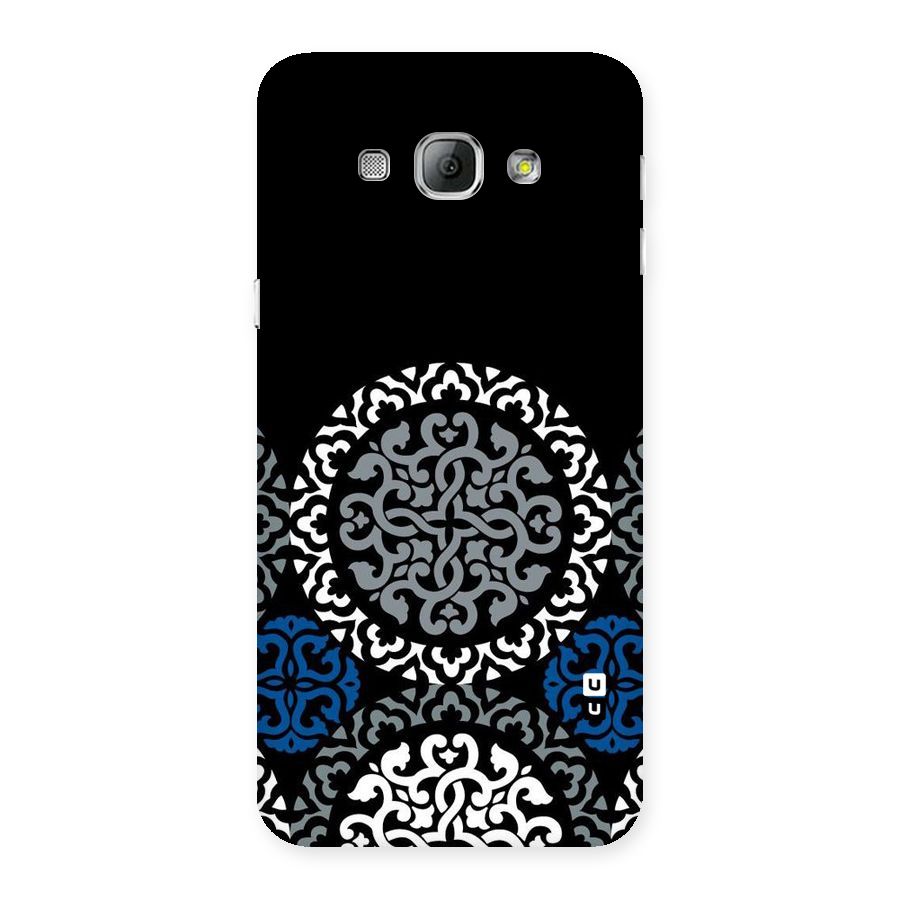 Mandala Circle Pattern Back Case for Galaxy A8