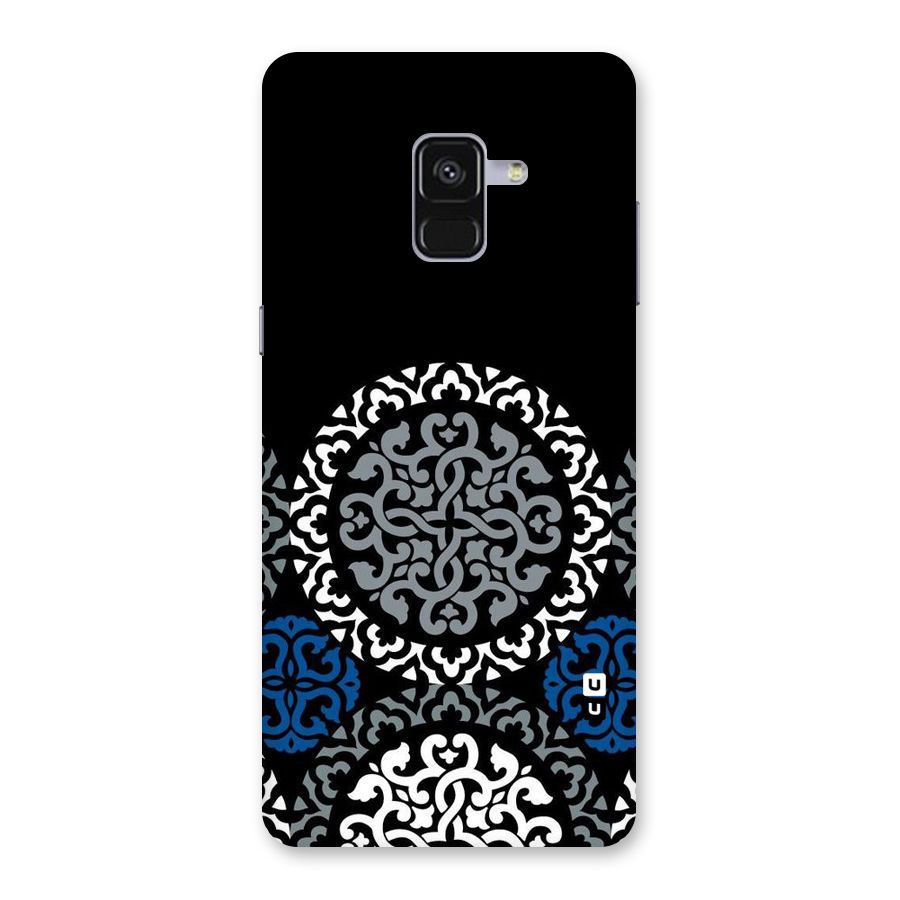 Mandala Circle Pattern Back Case for Galaxy A8 Plus