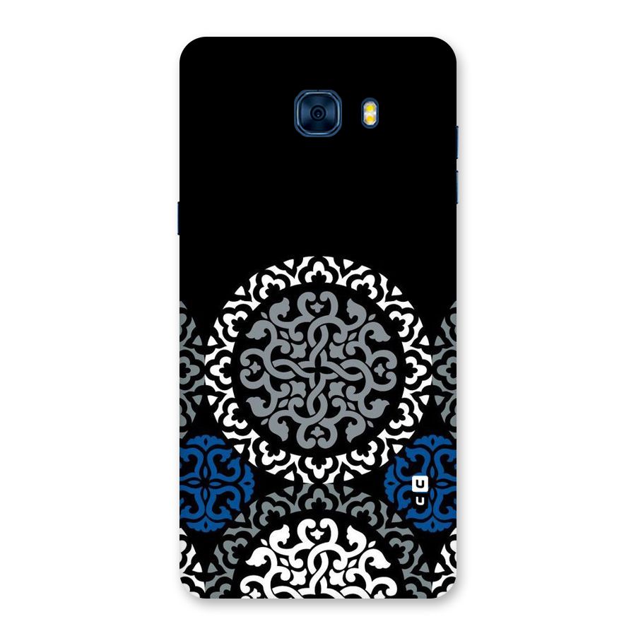 Mandala Circle Pattern Back Case for Galaxy C7 Pro