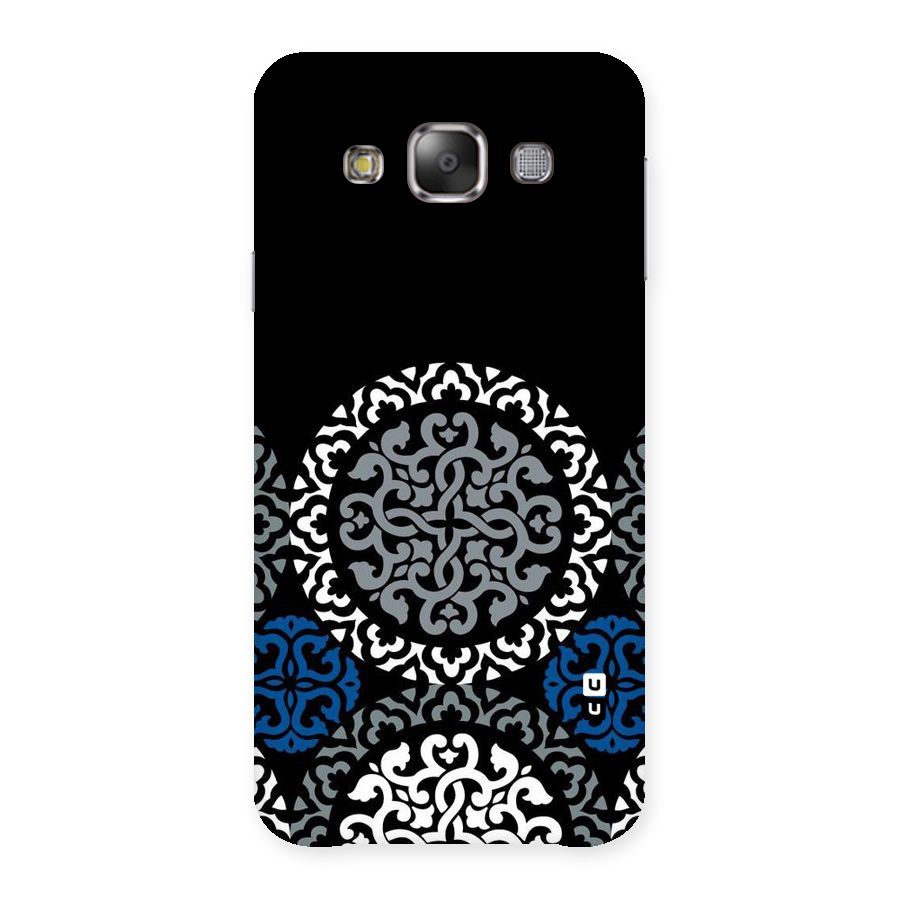 Mandala Circle Pattern Back Case for Galaxy E7