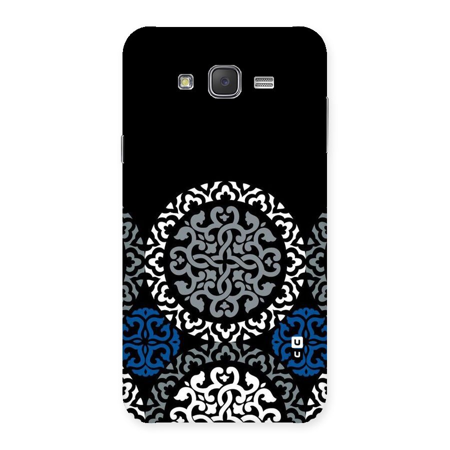 Mandala Circle Pattern Back Case for Galaxy J7