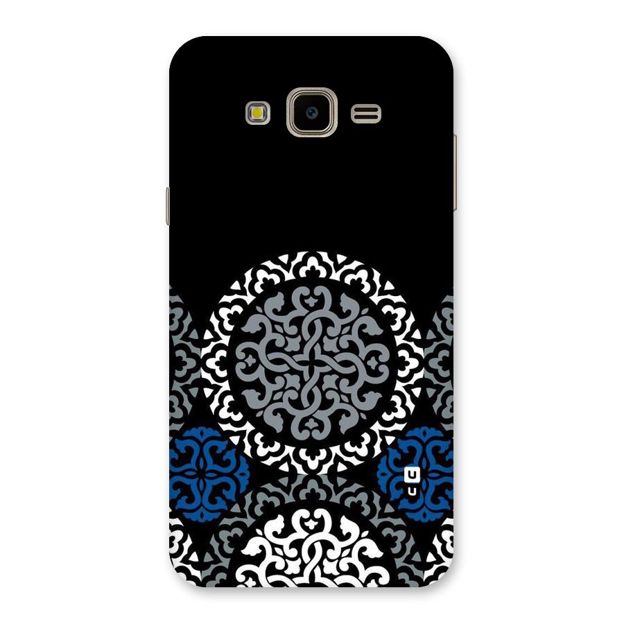 Mandala Circle Pattern Back Case for Galaxy J7 Nxt
