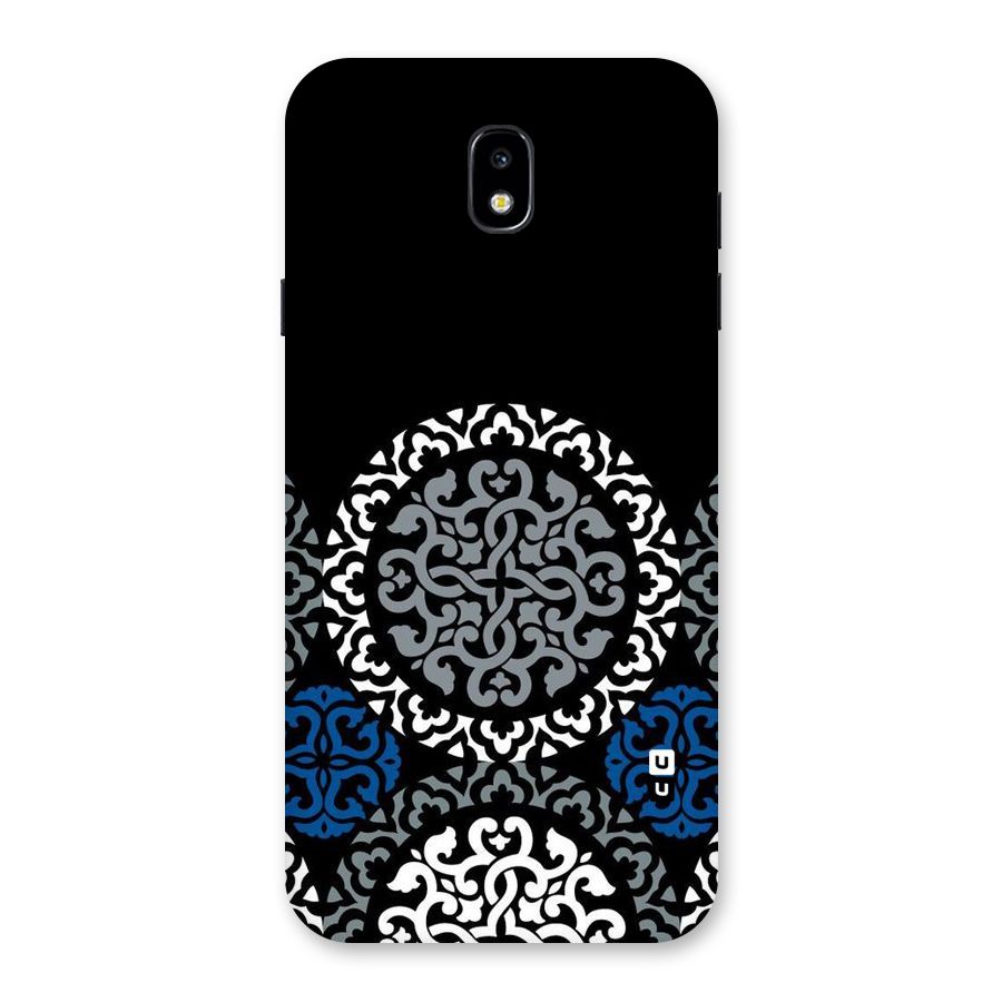 Mandala Circle Pattern Back Case for Galaxy J7 Pro