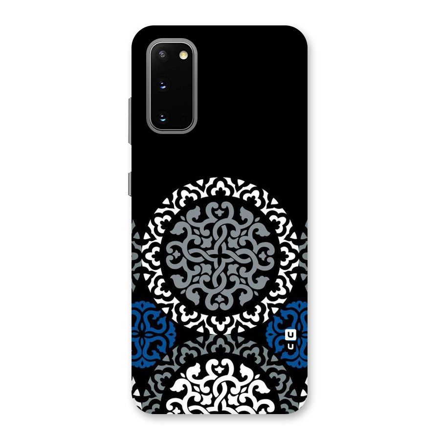 Mandala Circle Pattern Back Case for Galaxy S20