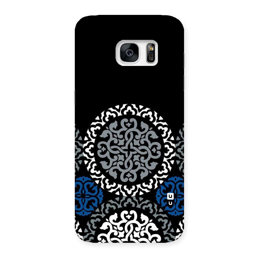 Mandala Circle Pattern Back Case for Galaxy S7 Edge