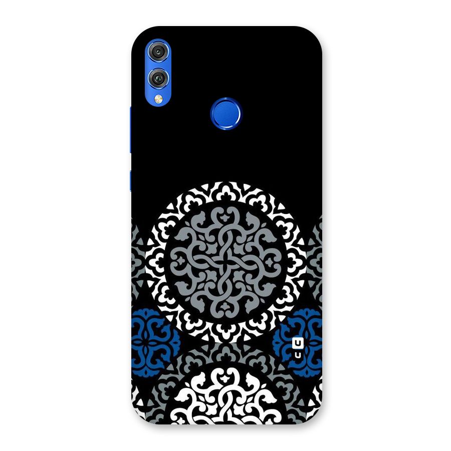 Mandala Circle Pattern Back Case for Honor 8X