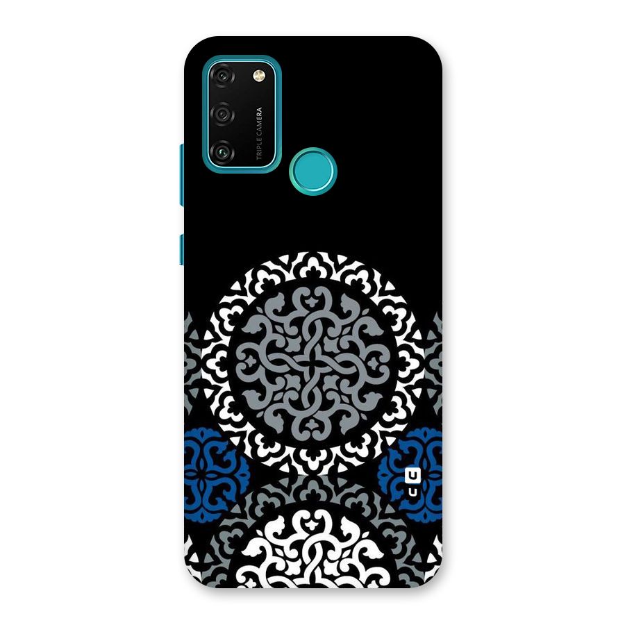 Mandala Circle Pattern Back Case for Honor 9A