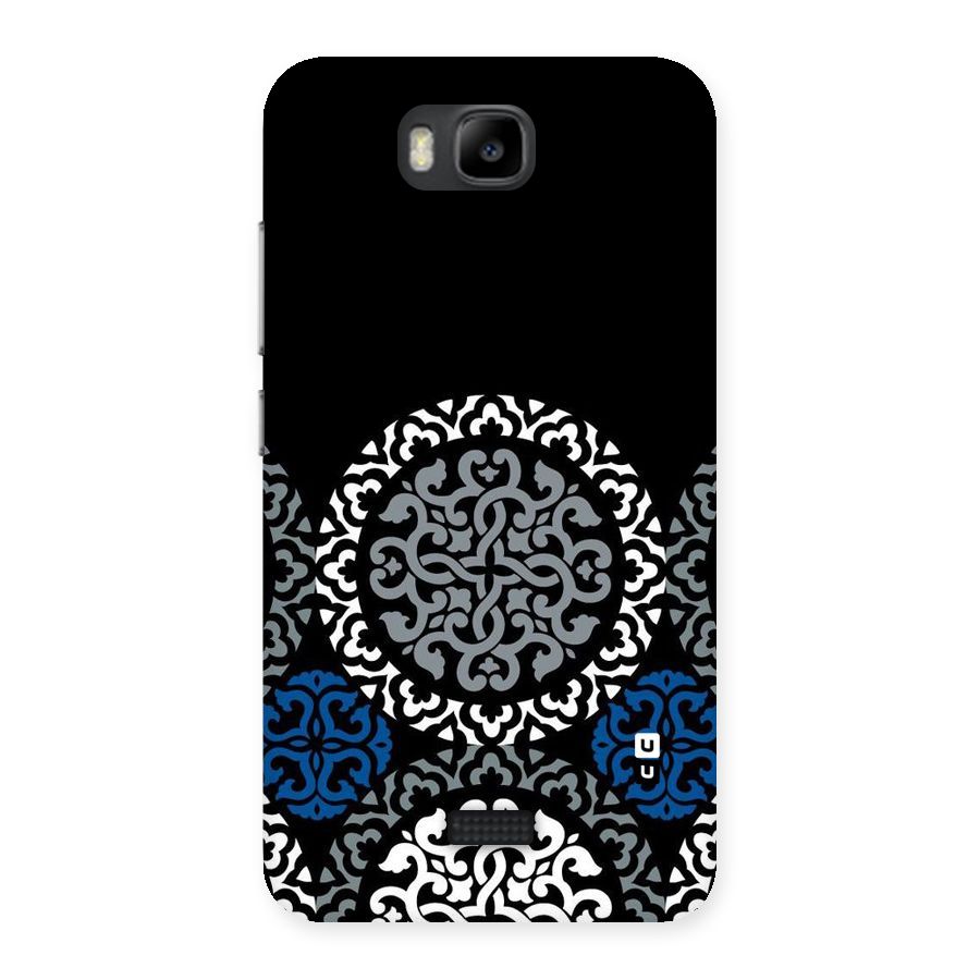 Mandala Circle Pattern Back Case for Honor Bee