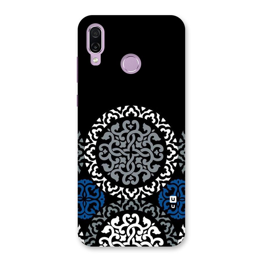 Mandala Circle Pattern Back Case for Honor Play