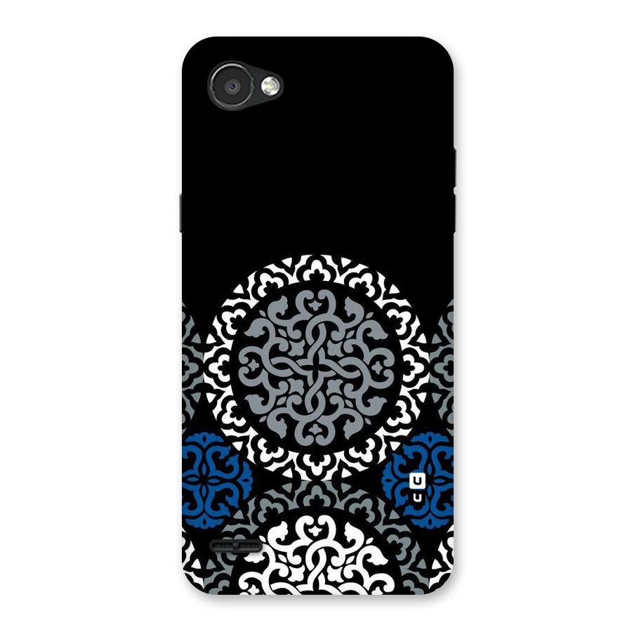 Mandala Circle Pattern Back Case for LG Q6