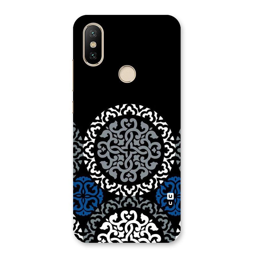 Mandala Circle Pattern Back Case for Mi A2