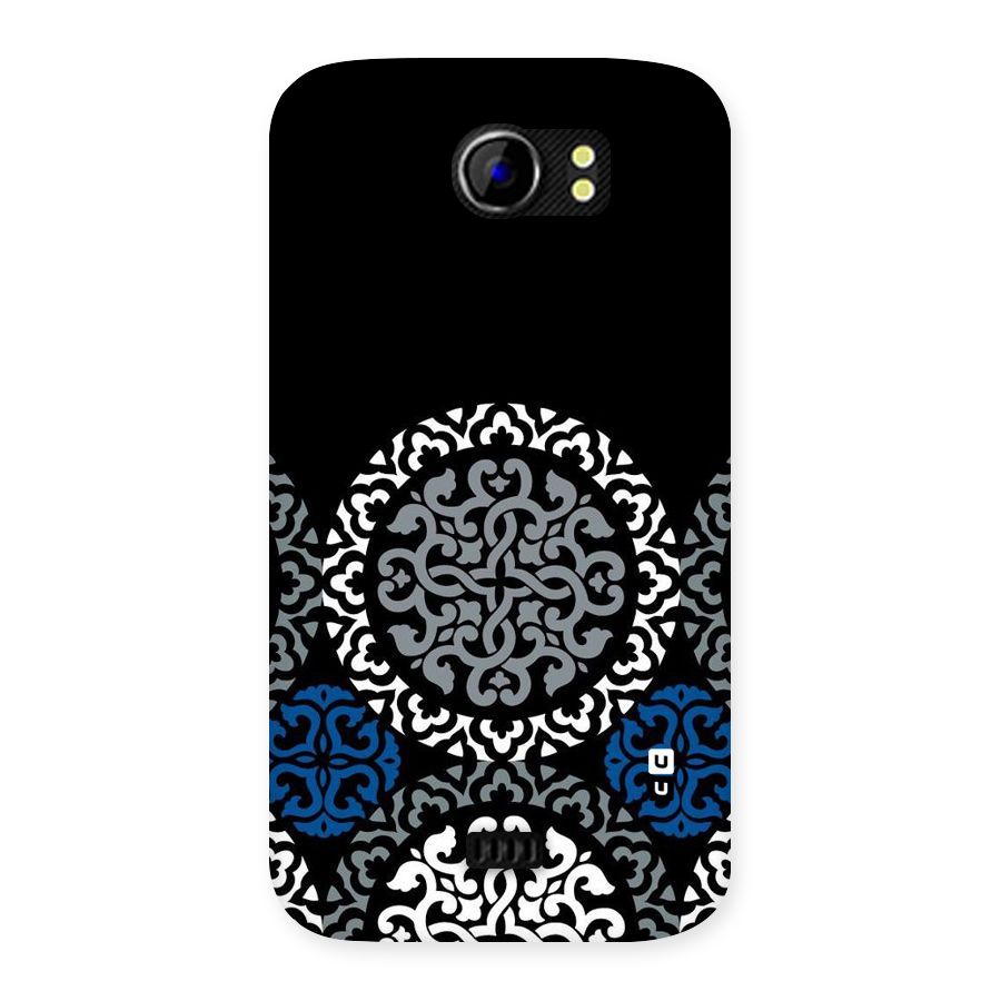 Mandala Circle Pattern Back Case for Micromax Canvas 2 A110