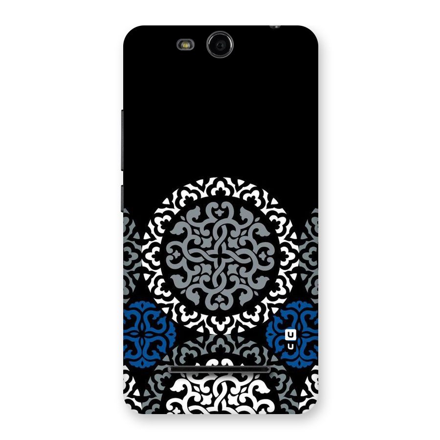Mandala Circle Pattern Back Case for Micromax Canvas Juice 3 Q392