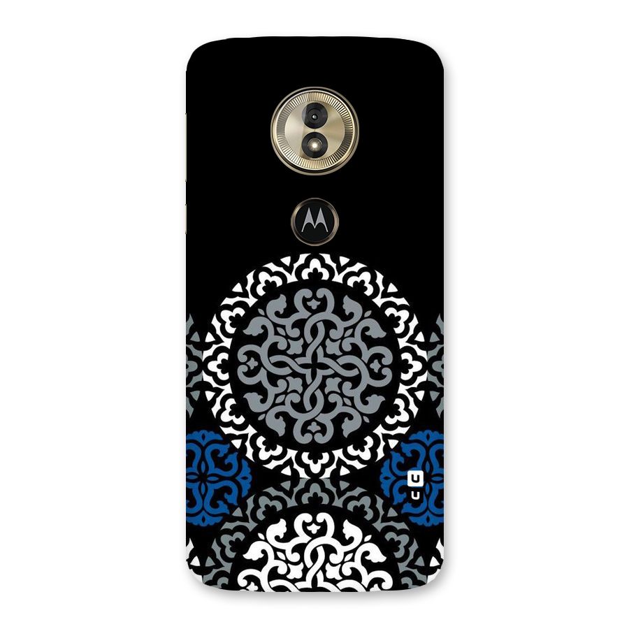 Mandala Circle Pattern Back Case for Moto G6 Play