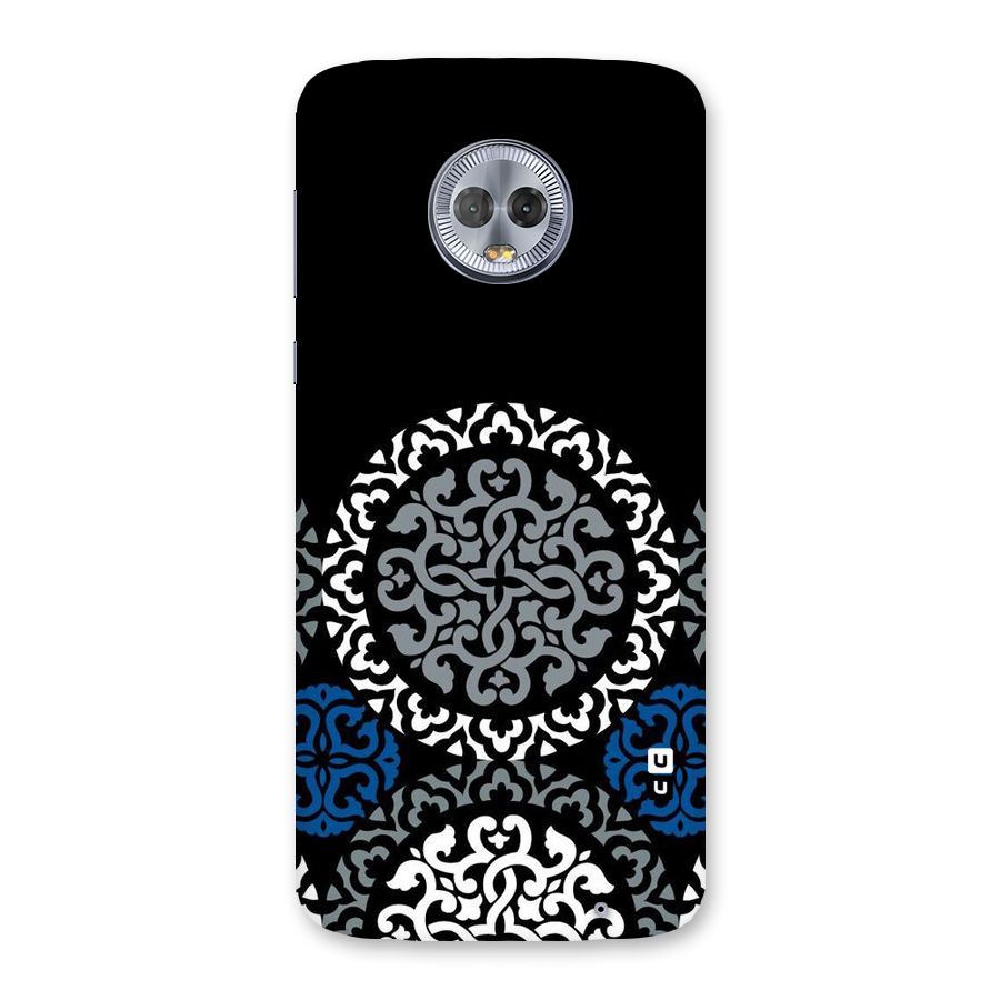 Mandala Circle Pattern Back Case for Moto G6 Plus