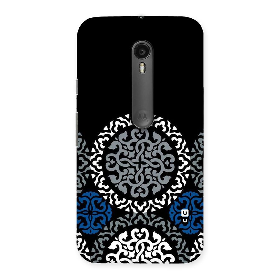 Mandala Circle Pattern Back Case for Moto G Turbo