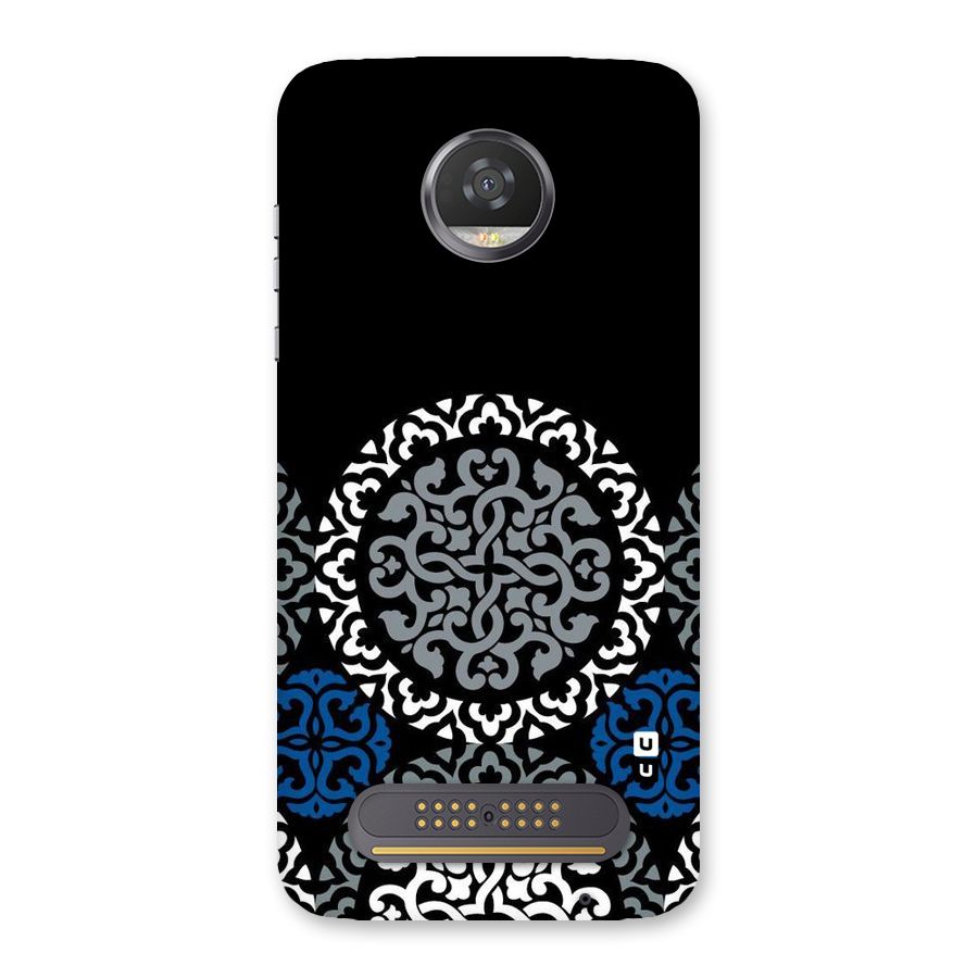 Mandala Circle Pattern Back Case for Moto Z2 Play