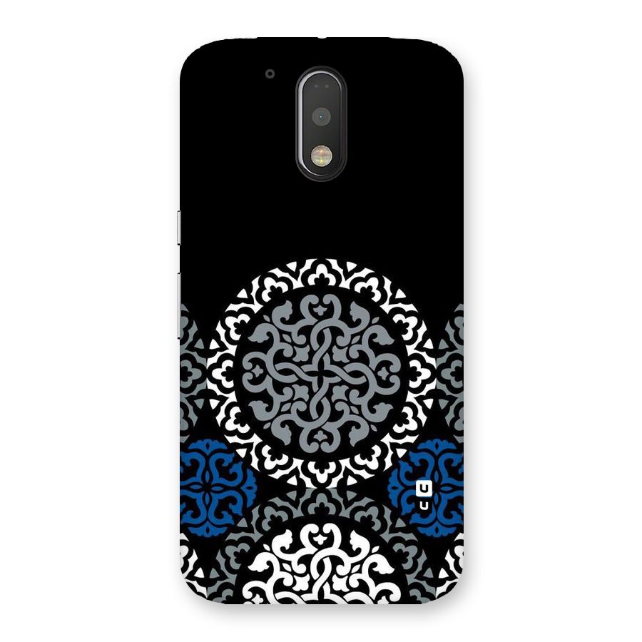 Mandala Circle Pattern Back Case for Motorola Moto G4