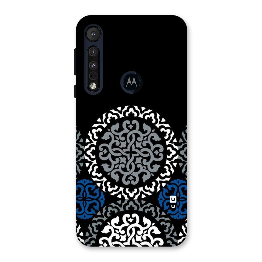 Mandala Circle Pattern Back Case for Motorola One Macro