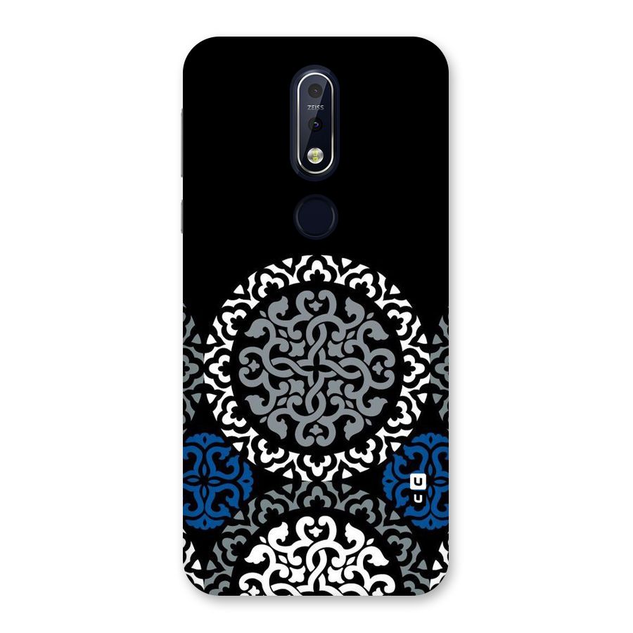 Mandala Circle Pattern Back Case for Nokia 7.1