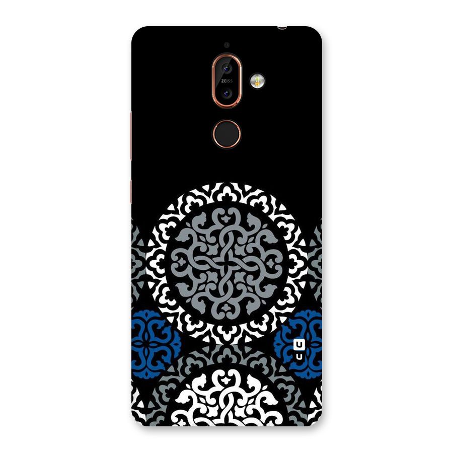 Mandala Circle Pattern Back Case for Nokia 7 Plus